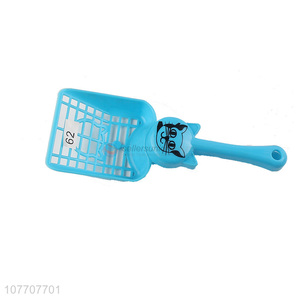 New arrival blue poop shovel tool for sale pet cat litter shovel