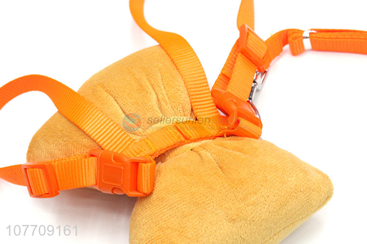 Creative design colourful pets cats leash with beautiful bowknot