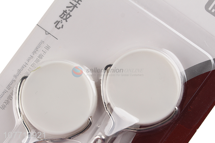 Adhesive wall hook plasic sticky hooks coat hanger for sales promotion