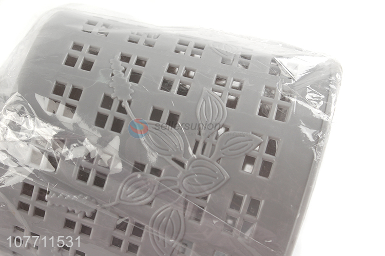 Bathroom plastic toilet brush and holder set for sales promotion