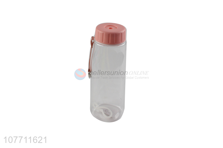 Good sale unbreakable plastic water bottle outdoor sport bottle with handle