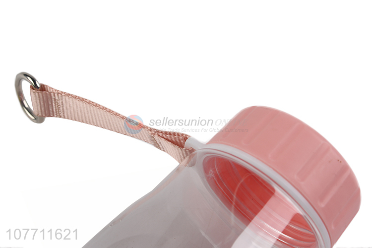 Good sale unbreakable plastic water bottle outdoor sport bottle with handle