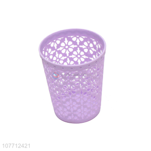 Wholesale Purple Plastic Storage Basket Popular Desk Organizer