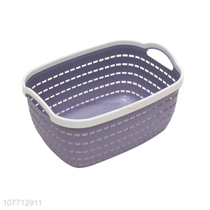 Best Sale Plastic Storage Basket With Handle Fashion Kitchen <em>Organizers</em>