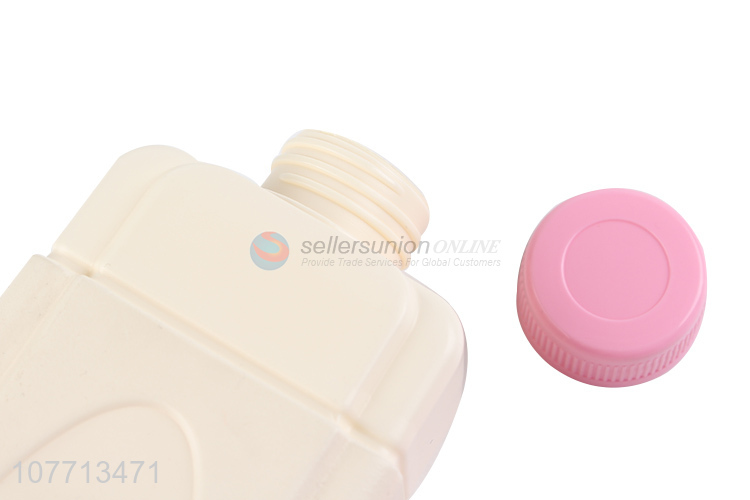 New design rectangular water cup pink portable water bottle