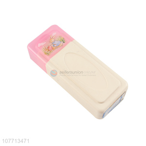 New design rectangular water cup pink portable water bottle