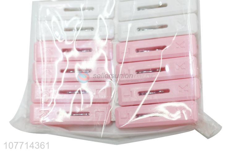 Simple Design Colorful Plastic Clips Cheap Clothes Peg Set