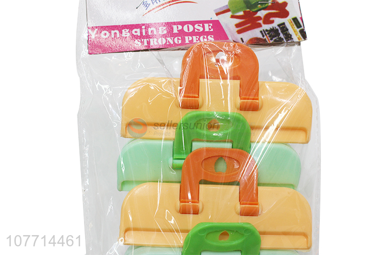 Good Sale 5 Pieces Plastic Clip Household Multipurpose Strong Pegs