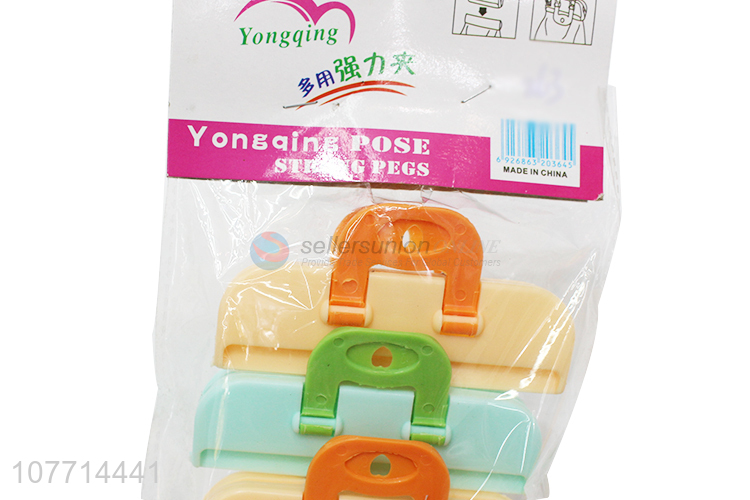 Top Quality 3 Pieces Plastic Clips Multipurpose Strong Pegs Set