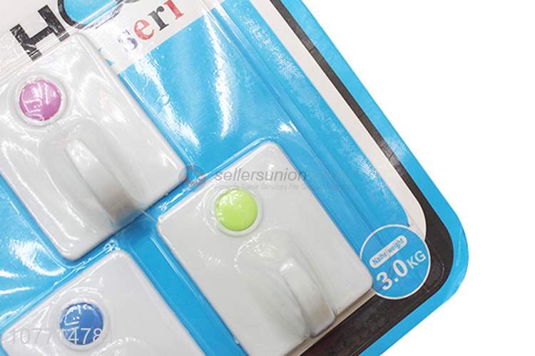 Good Price 3 Pieces Self-Adhesive Hook Fashion Sticky Hook