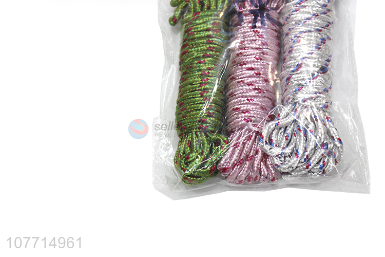 Good Price 3 Pieces Colorful Clothes Line Laundry Lines Set