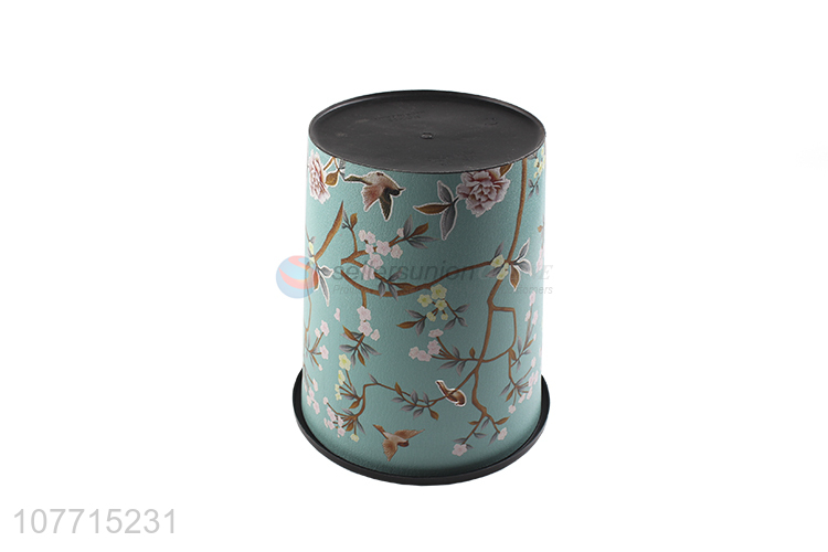 Best Selling Plastic Round Garbage Bin Trash Can Dust Bin