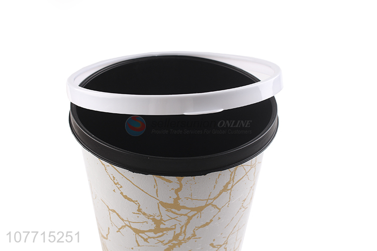 Good Price Round Trash Bin Plastic Garbage Bin For Room And Kitchen