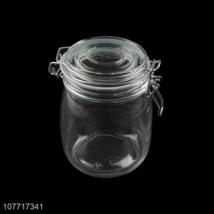 Wholesale kitchen food jars home furnishings transparent glass sealed jar