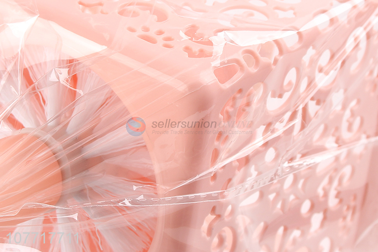 Hot product durable pink toilet brush for bathroom