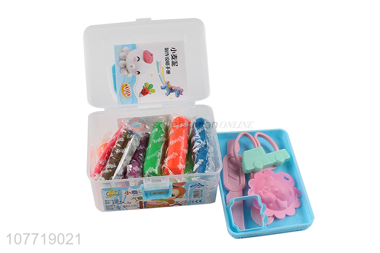 Cute design colorful play dough kids educational toy