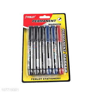 Hot Sale 6 Pieces Permanent Marker <em>Marking</em> <em>Pen</em> Set