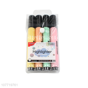 Newest 4 Pieces Highlighter Marker Fluorescent Paint Marker Set