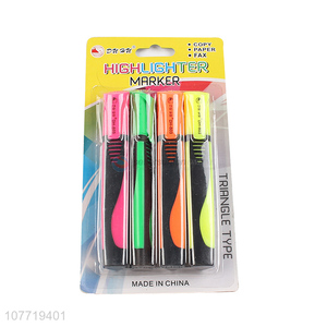 Best Sale 4 Colors Highlighter Marker <em>Marking</em> <em>Pen</em> Set