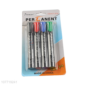 Wholesale 4 Pieces Permanent Marker Fashion Marking Pen Set