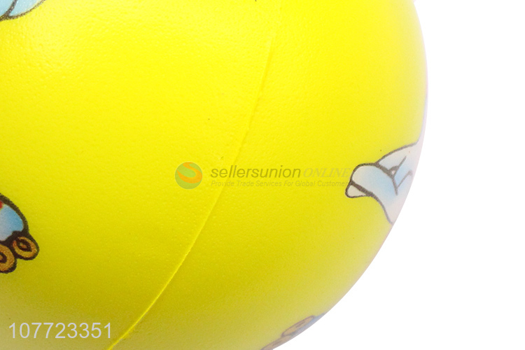 Cartoon beach ball with fruit pattern for children