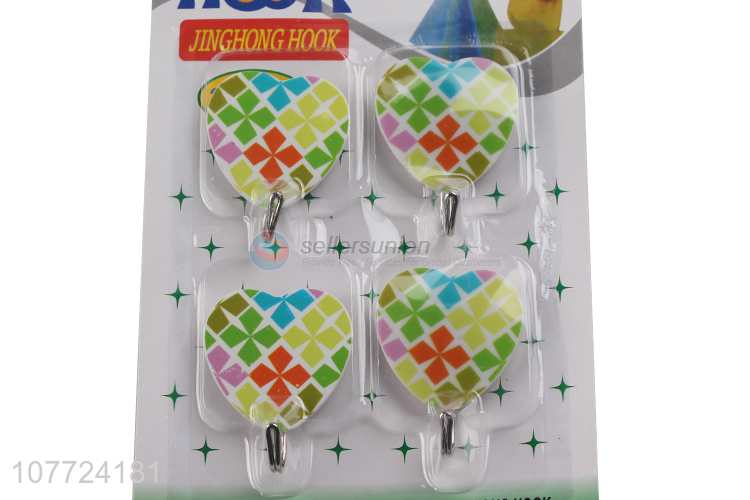 Popular products 3 pieces cartoon wall hooks adhesive coat hanger