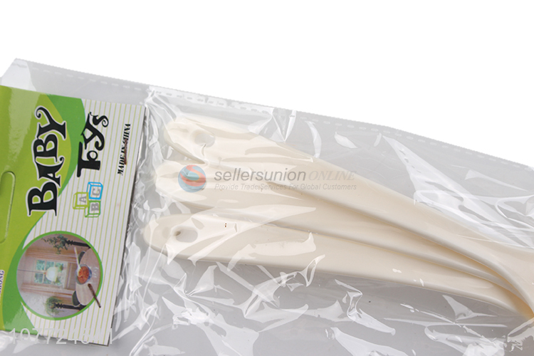Hot selling 3 pieces eco-friendly disposable plastic spoon soup spoon