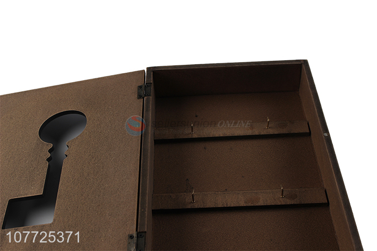 Latest Wall Mounted Wooden Hooks Key Box Key Storage Box