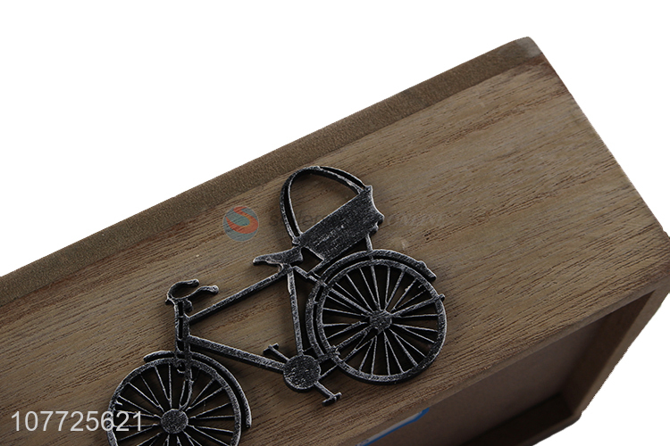 New Style Vintage Wooden Tissue Box Home Decoration Paper Towel Box