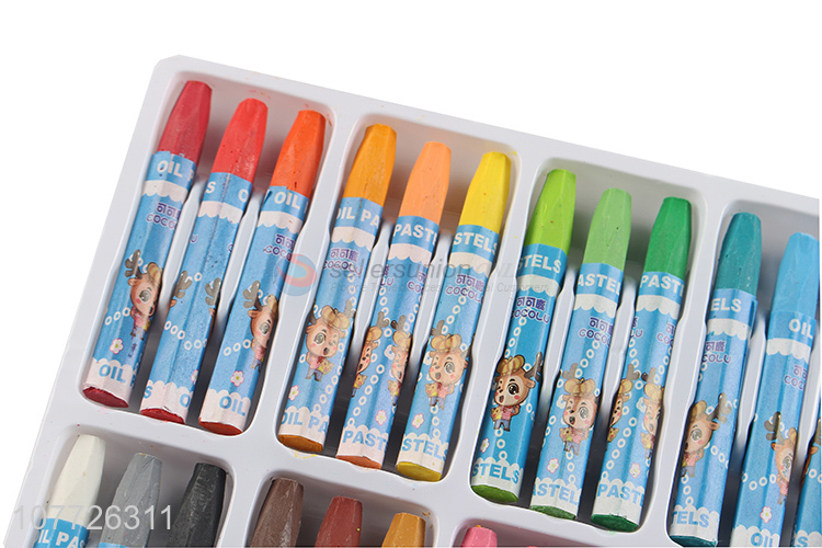 Most popular 24 colors soft oil pastel drawing pencils for kids