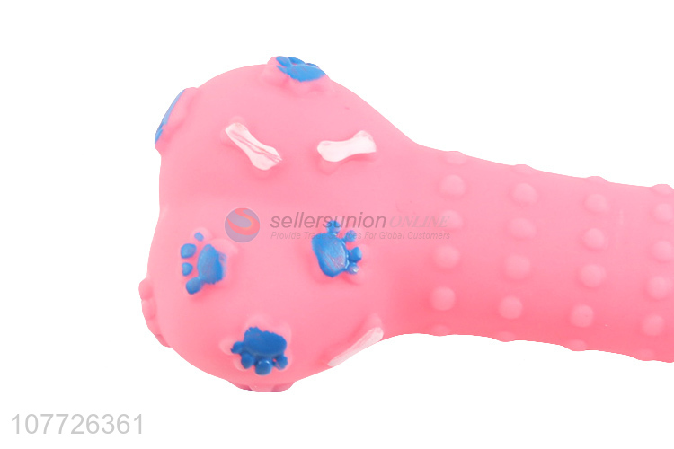 New design bone shape teeth cleaning chew pet toy 