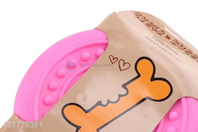 Attractive price new type flying saucer plate pets toy 