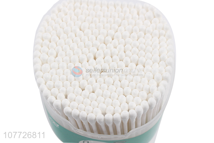Low price boxed plastic cotton swab stick 300 household beauty sticks