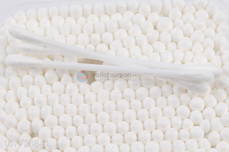 Good quality plastic double head cotton swabs daily beauty cotton swabs