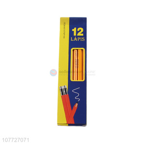 Cheap Price 12 Pieces Wooden Pencil Best Writing Pencil Set