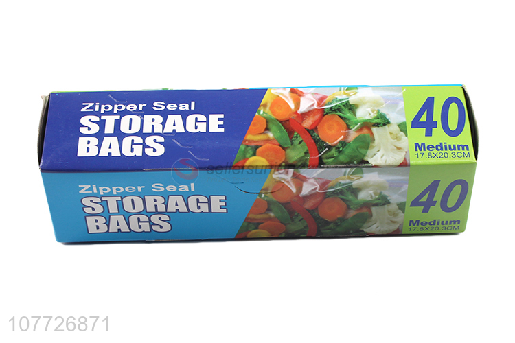 Top sale cheap price zipper seal food storage bags