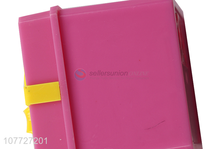 High quality gift box shape sharpener 2 holes plastic pencil sharpener