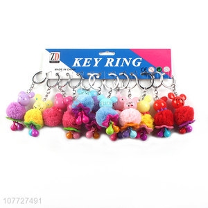 Recent products cute bear shape acrylic key chain bag pendants