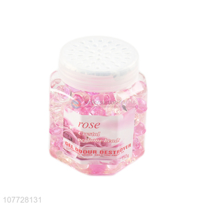 Low-priced household solid fragrance beads rose fragrance sanitary freshener