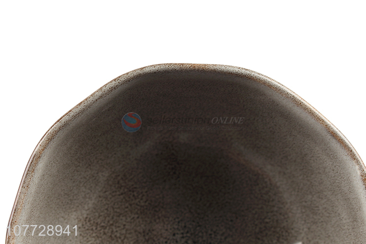 Retro tableware ceramic bowl rice bowl household craft tableware