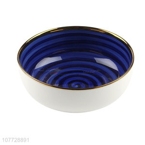 Creative design kitchen tableware decoration daily soup bowl round bowl