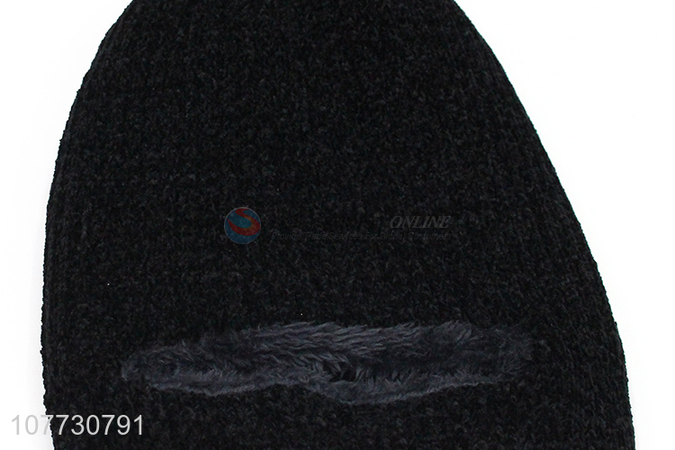 High quality men winter hat fleece lined hood balaclava for skiing and hiking