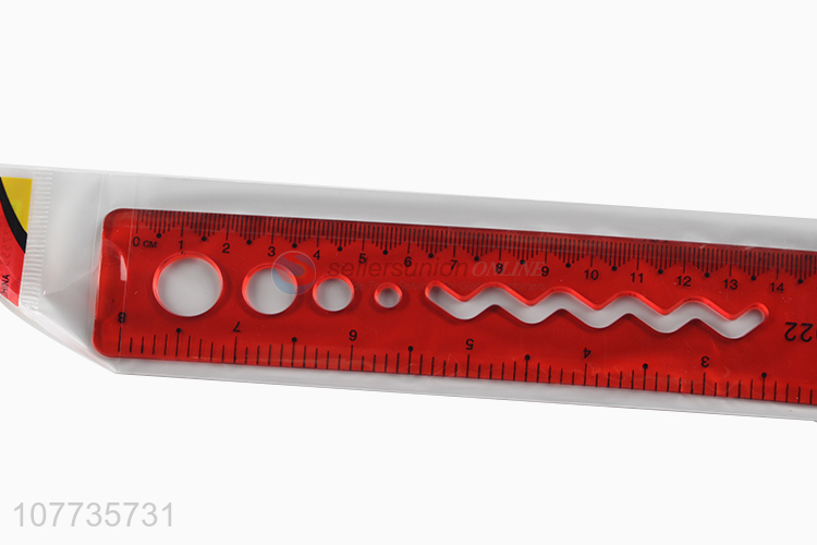 China factory office ruler school ruler plastic ruler for children
