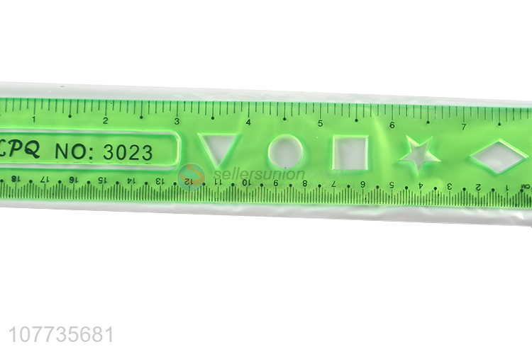 Low price geometric drawing ruler stencil ruler for student