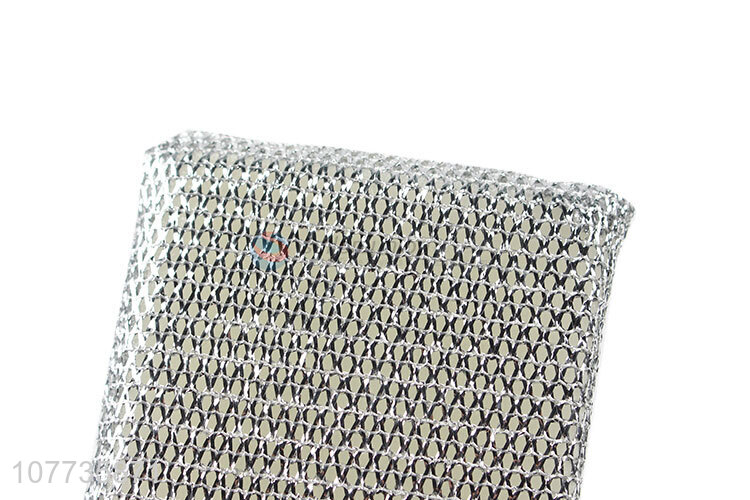 Wholesale household cleaning cloth kitchen silver screen scouring pad