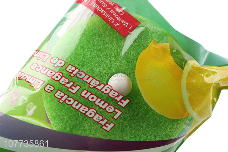 Factory direct household kitchen pots pans sponge brush to send sucker