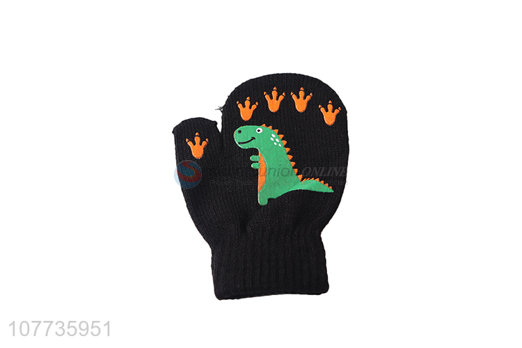 Cheap price kid glove warm knitted magic gloves