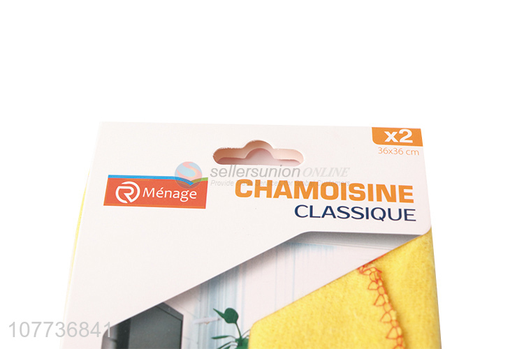Wholesale double-sided absorbent scouring pad cotton kitchen rag