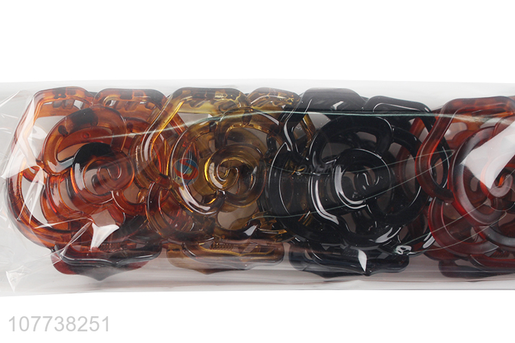 Hot Sale Flower Shape Plastic Claw Clip Cheap Hair Clip
