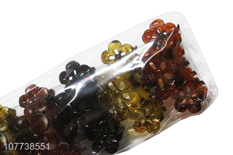 Best Quality Flower Design Plastic Hair Claw Clip Cheap Hairpin
